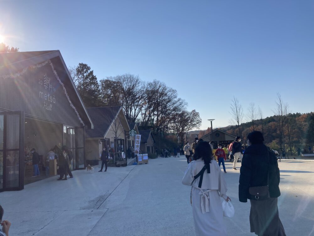 クリスマスマーケットの会場
